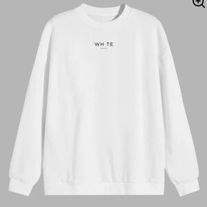 BLVCK Paris WHTE Minimal hoodie